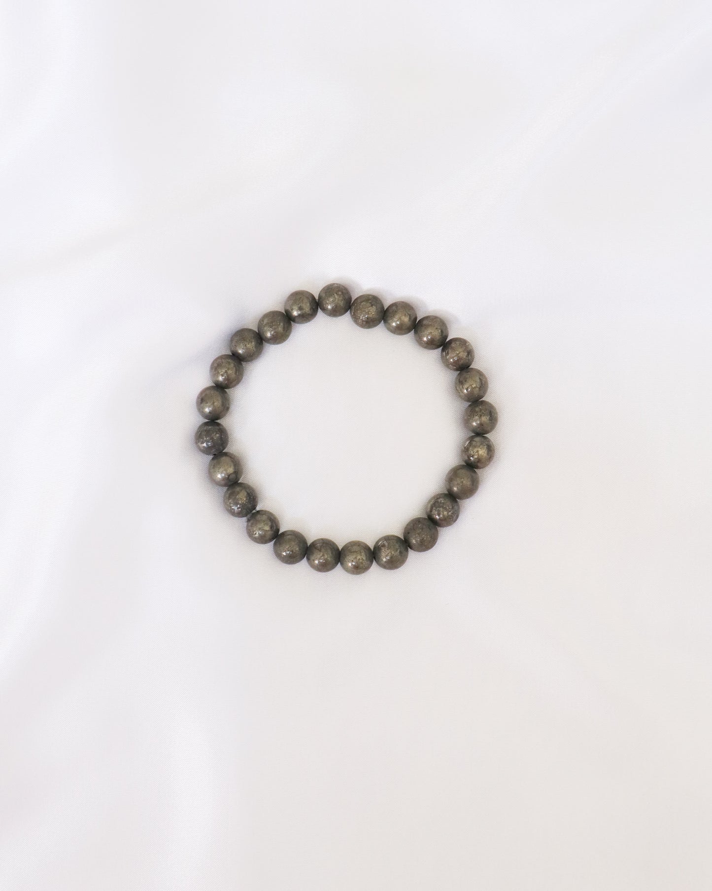 Pyrite Beaded Bracelet