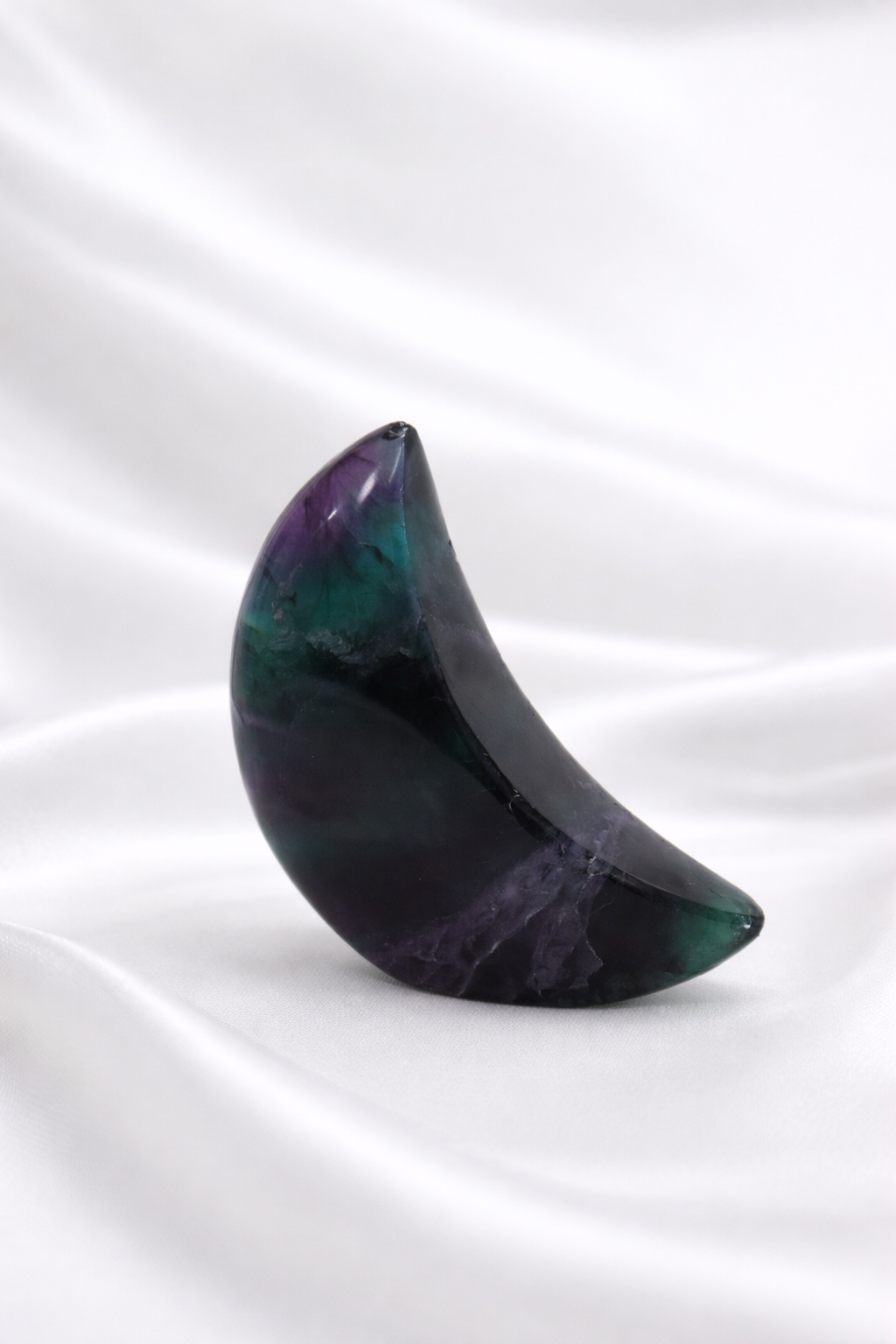 Fluorite Standing Moon #1 - Little Chipped