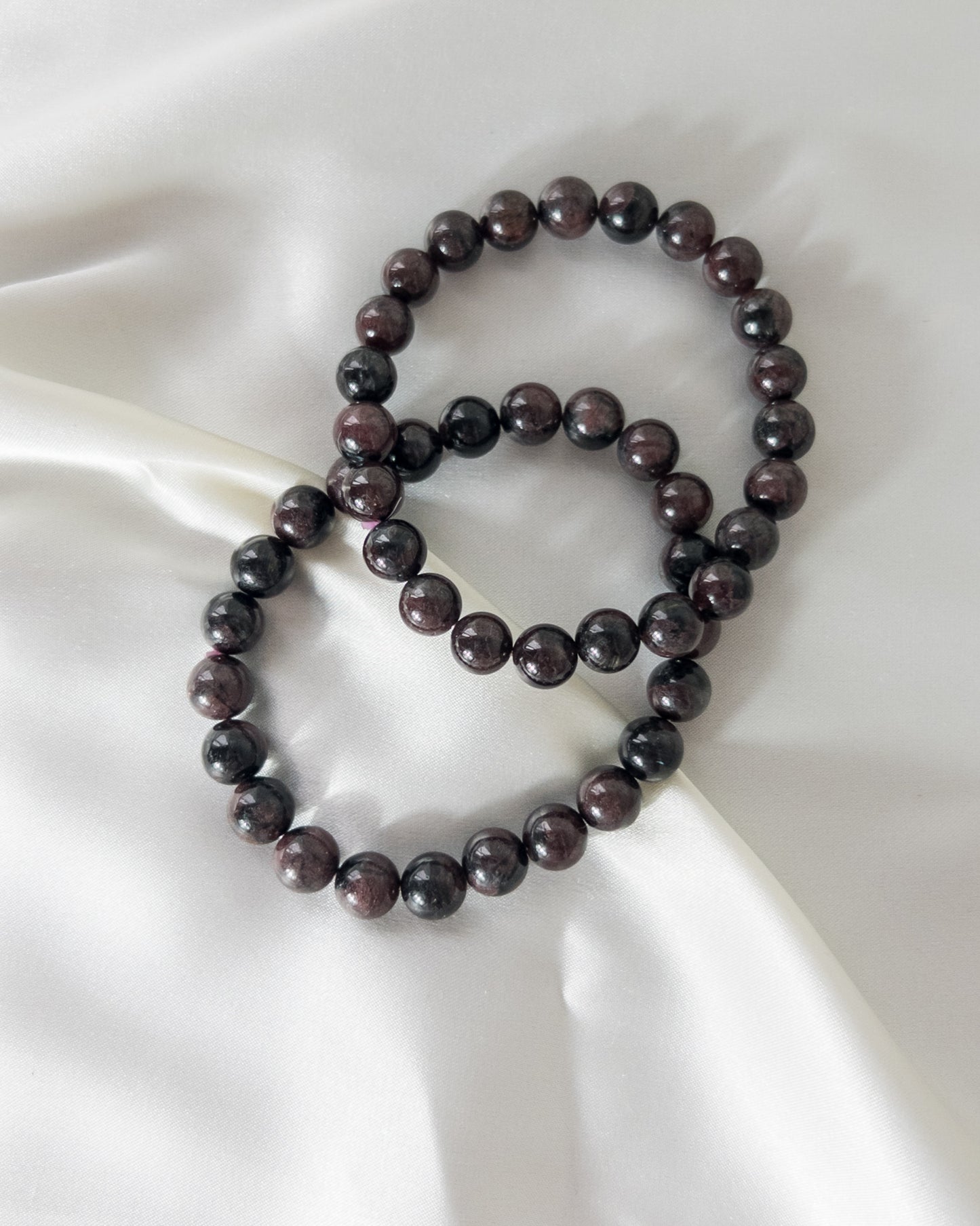 Garnet Beaded Bracelet