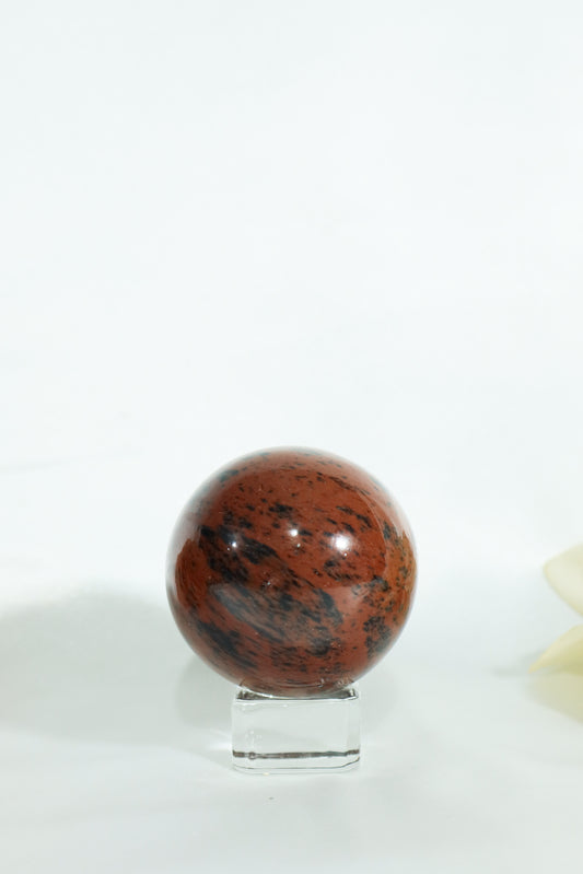 Mahogany Obsidian Sphere #2