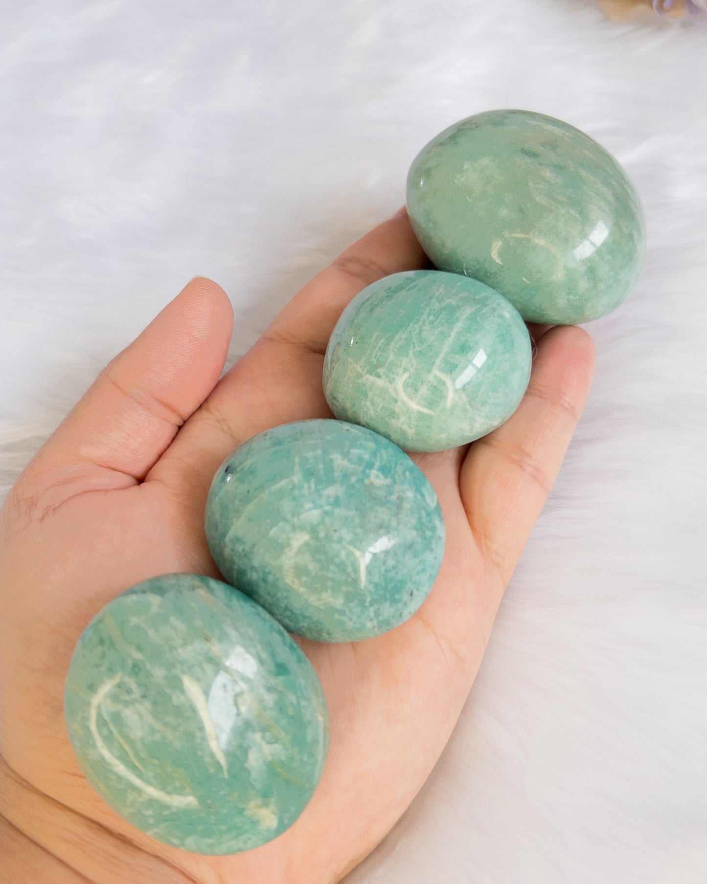 Amazonite Palmstone