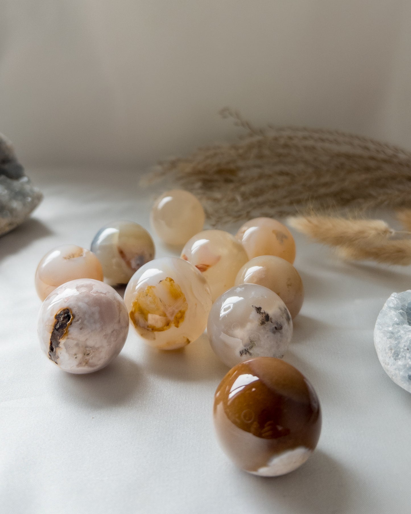 Flower Agate Sphere - Small