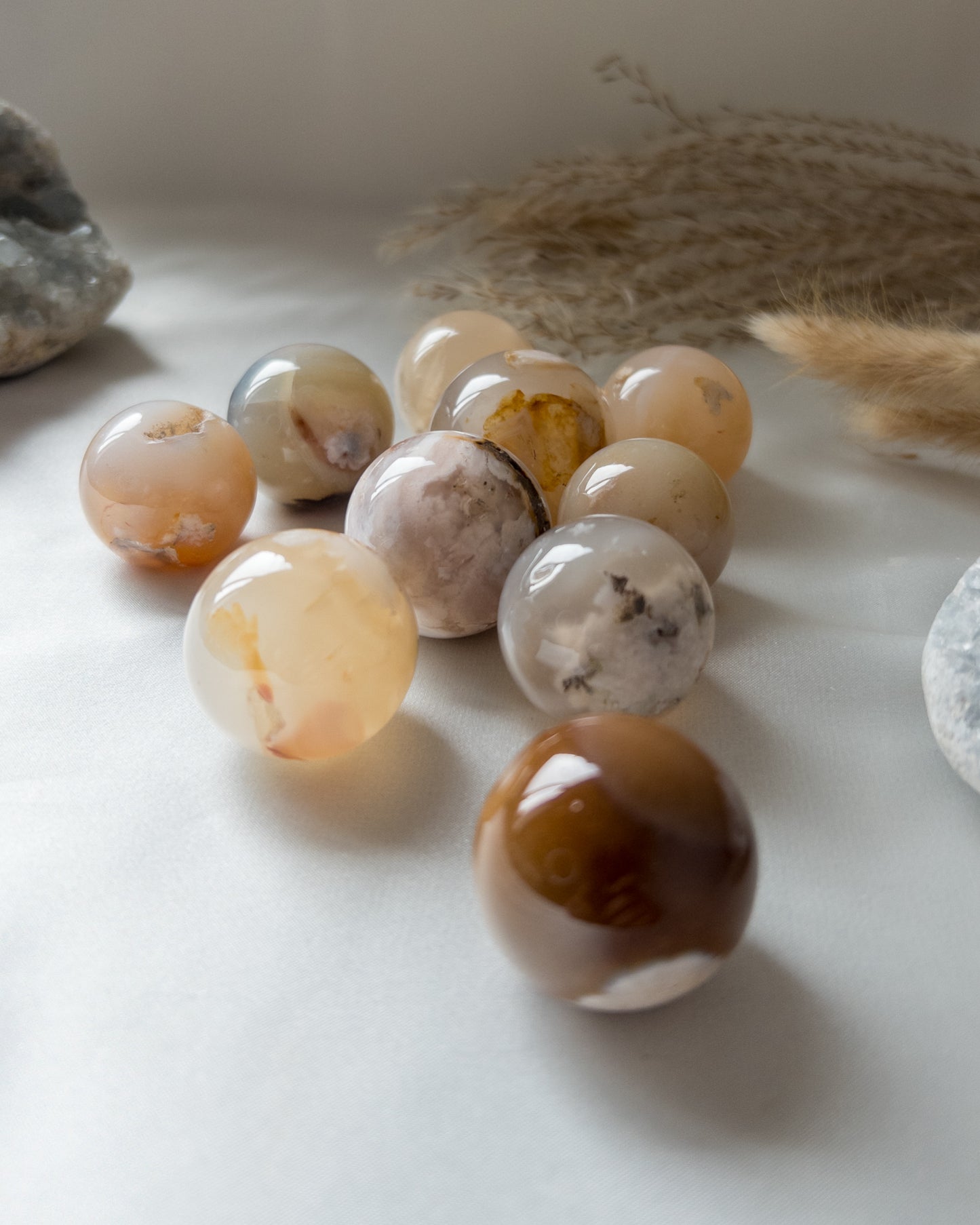 Flower Agate Sphere - Small