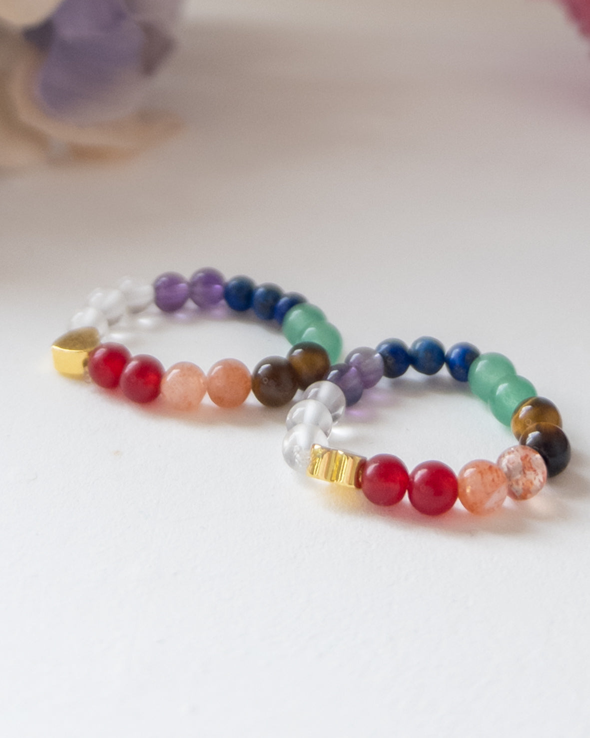 Seven Chakra Beaded Ring
