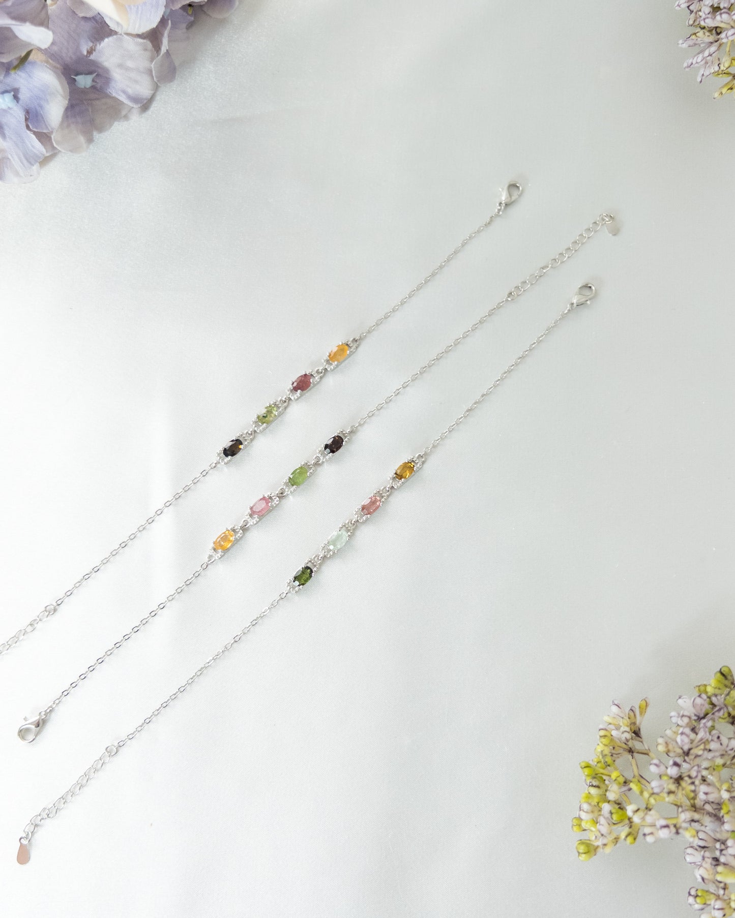 Rainbow Tourmaline Bracelet