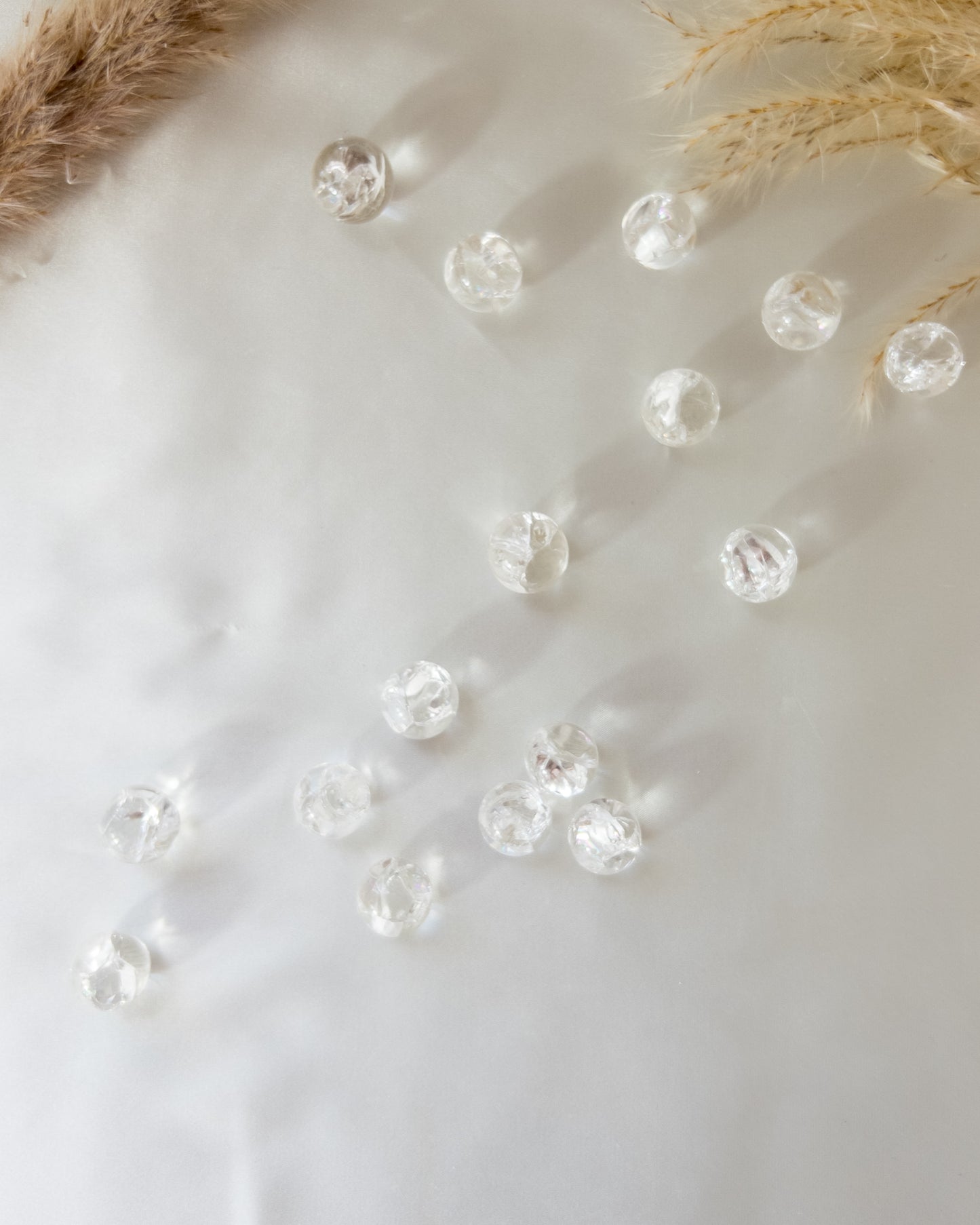 Crackled Clear Quartz Sphere - Mini