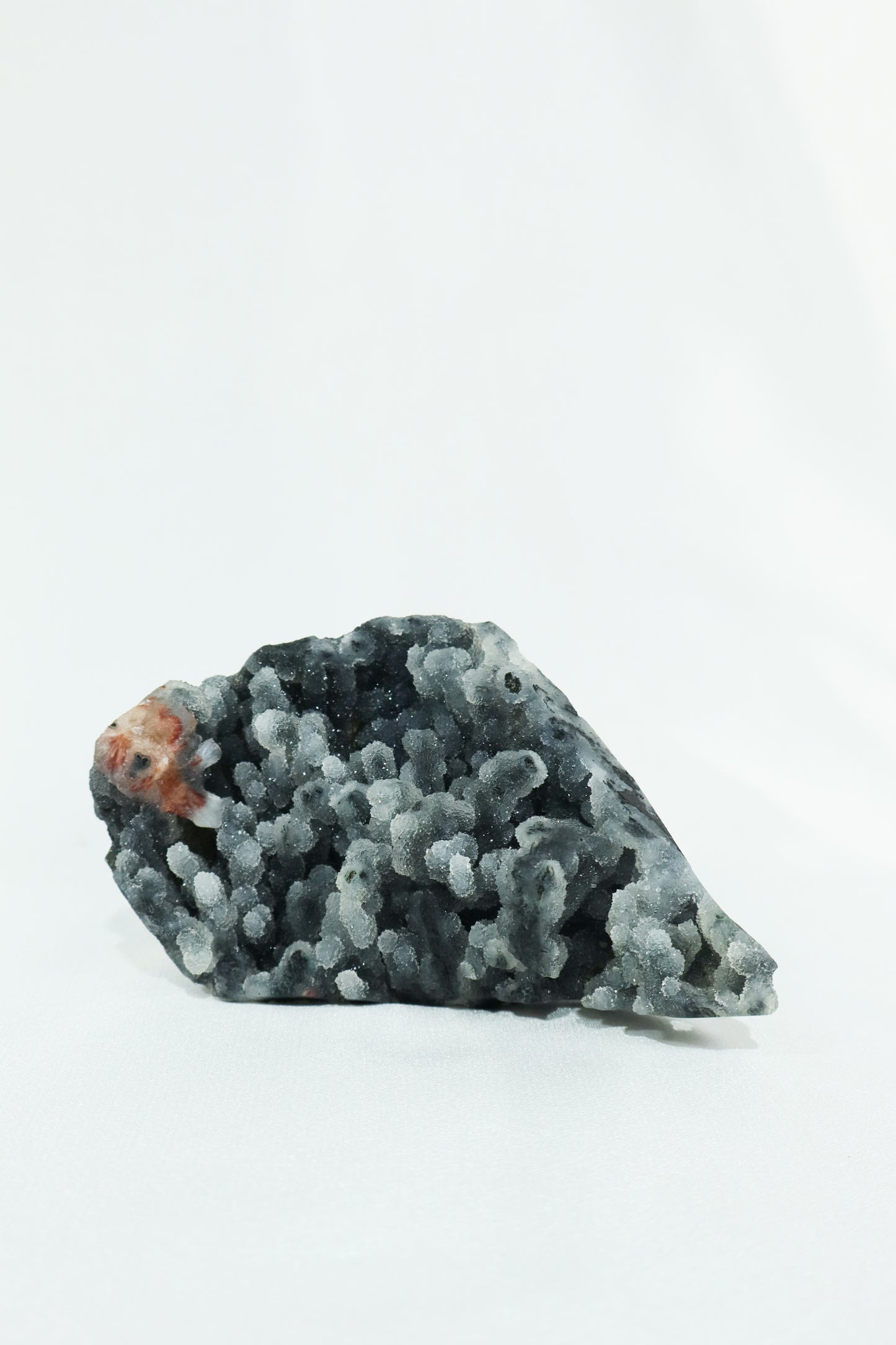 Black Chalcedony & Apophyllite Cluster - High Quality #6