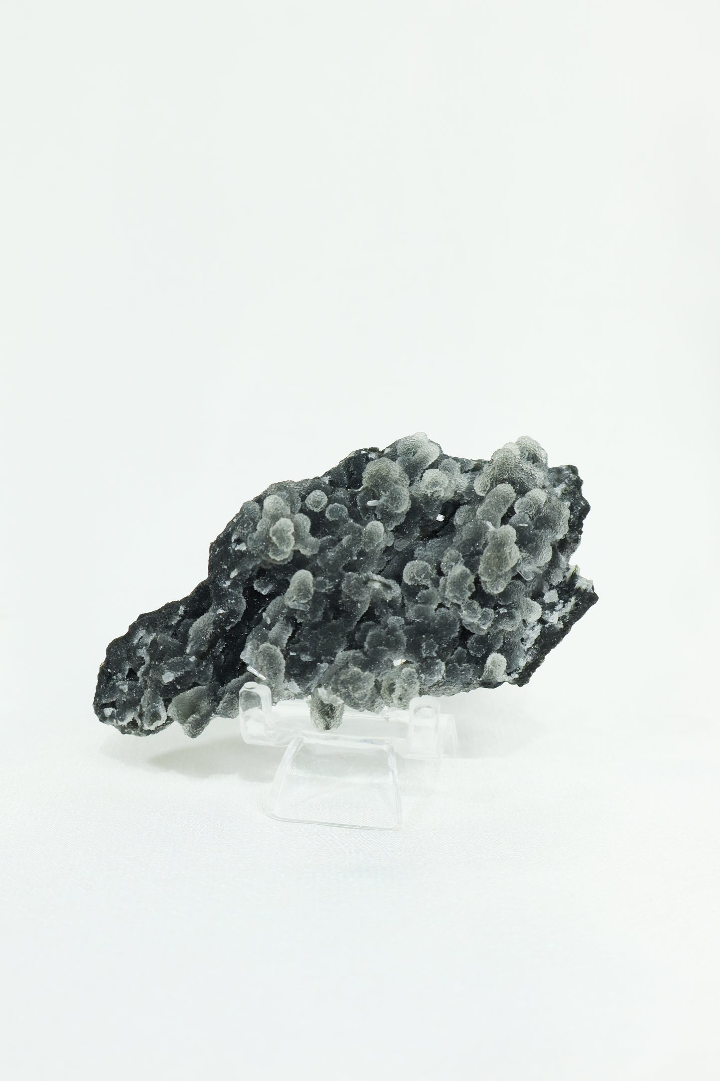 Black Chalcedony & Apophyllite Cluster - High Quality #1