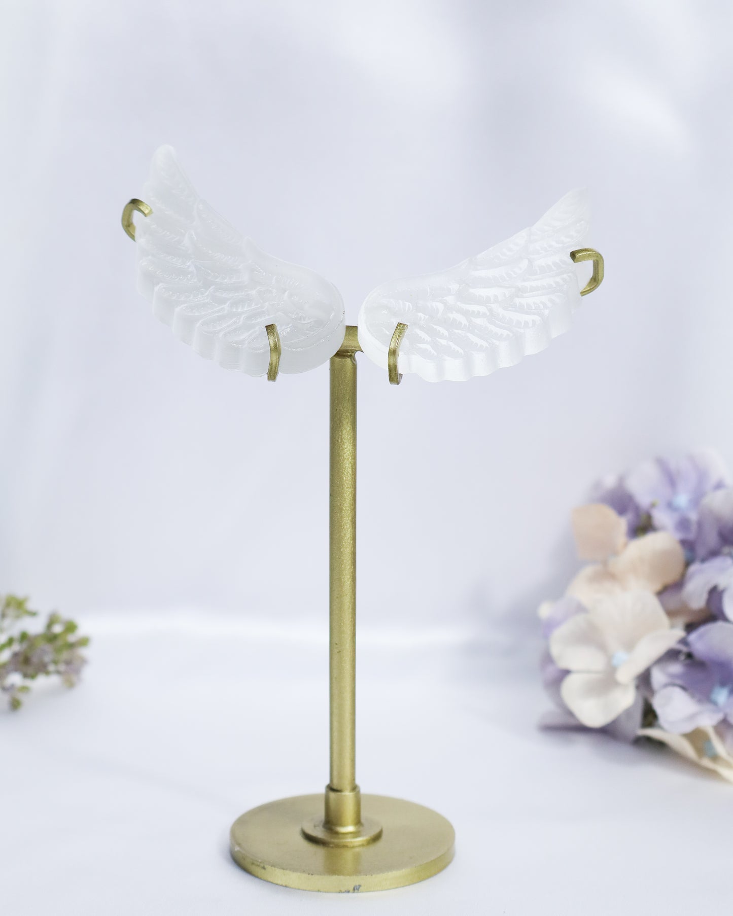 Selenite Angel Wings