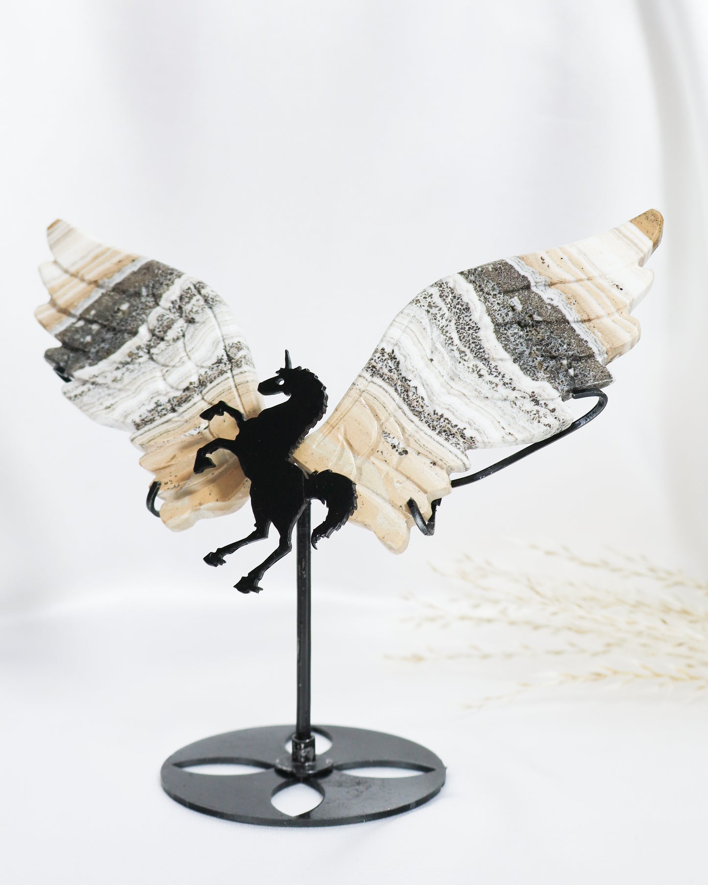 Dendritic Calcite Unicorn Wings
