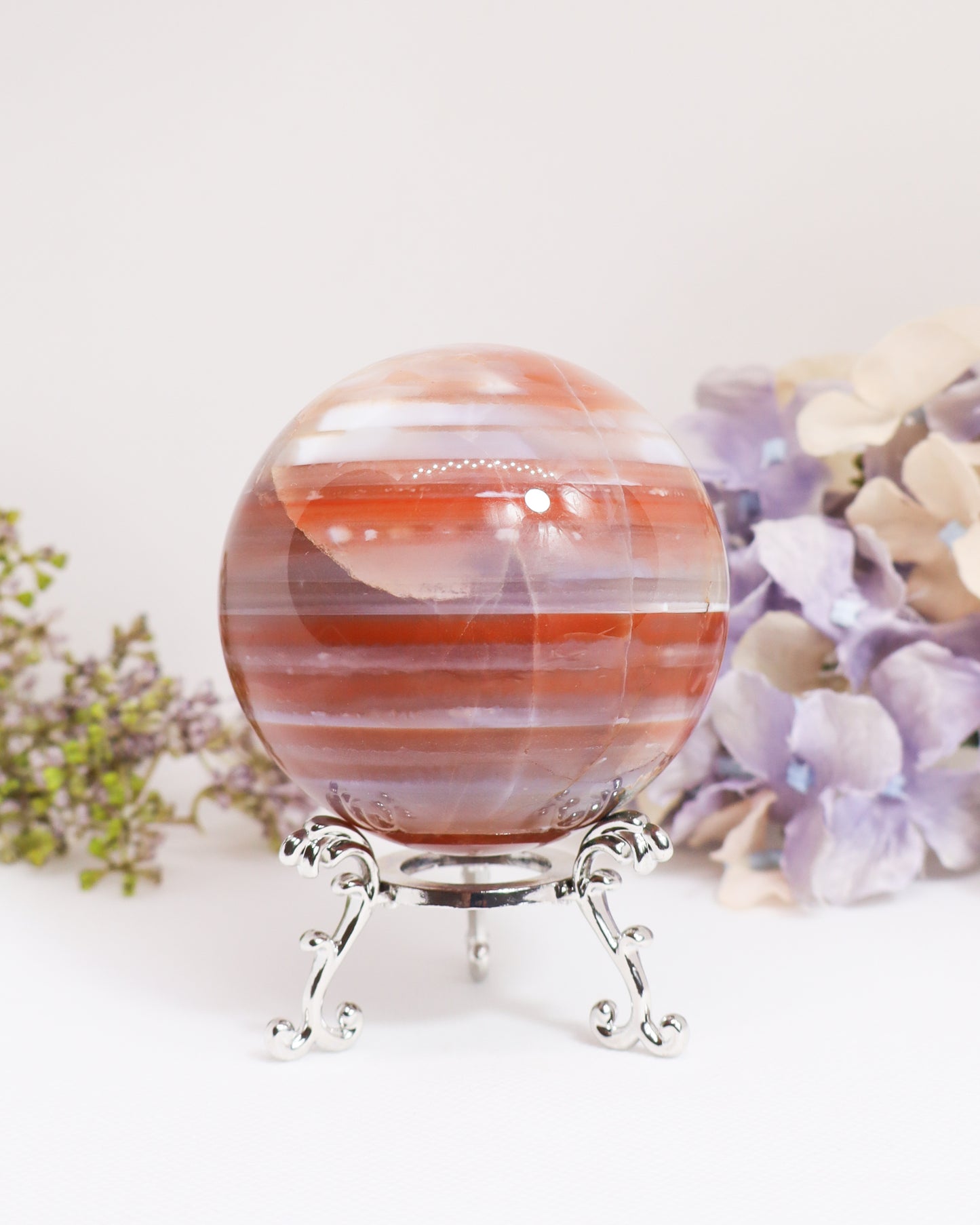 Banded Agate Sphere #1