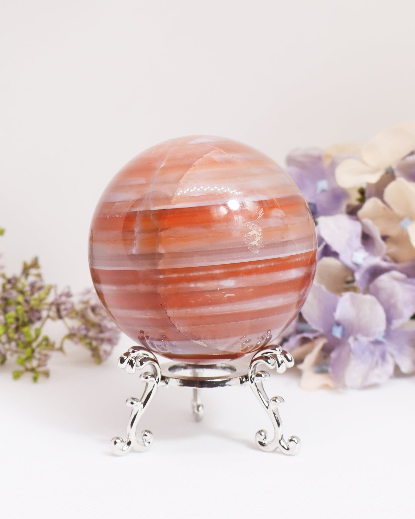 Banded Agate Sphere #1
