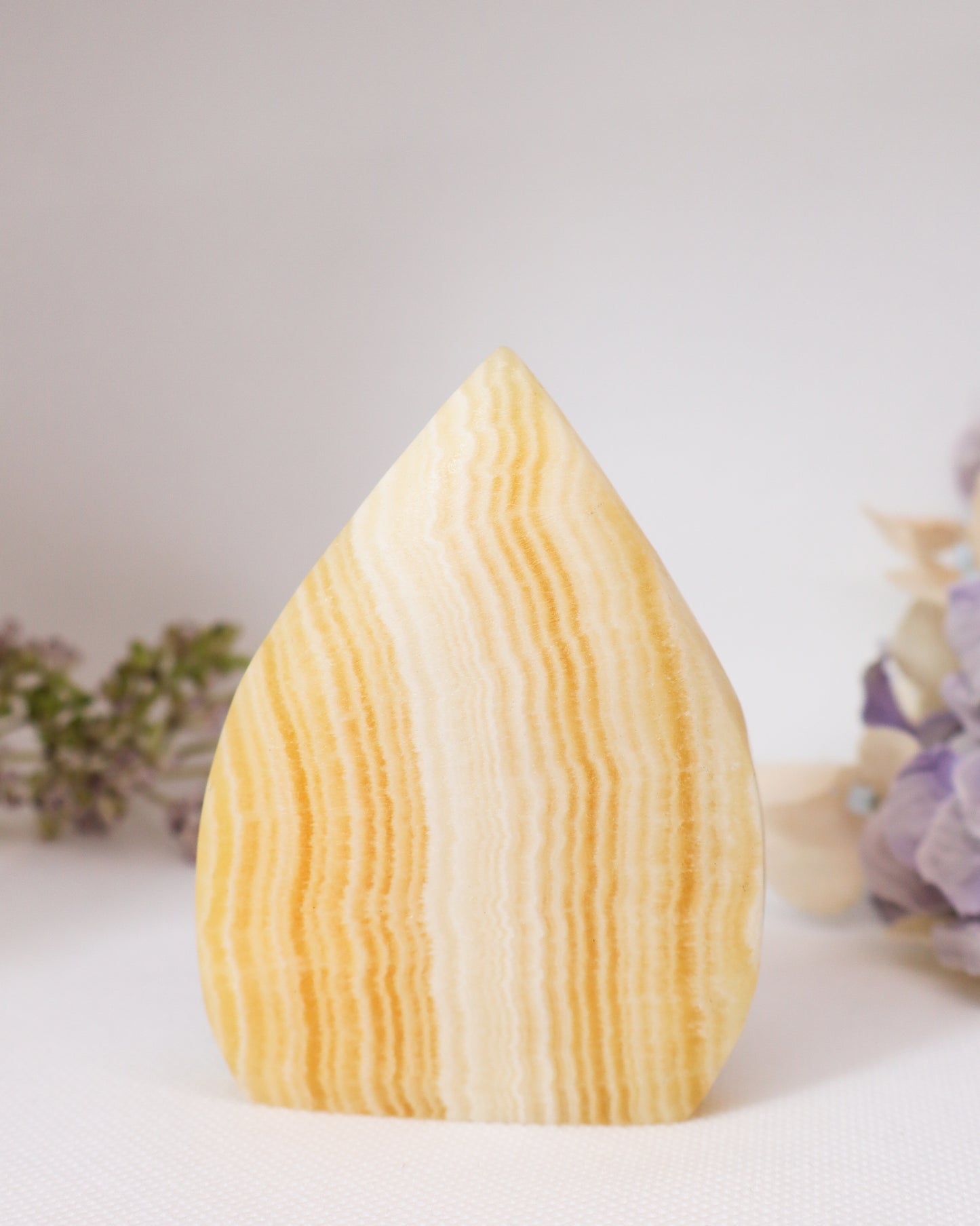 Orange Calcite Flame #3