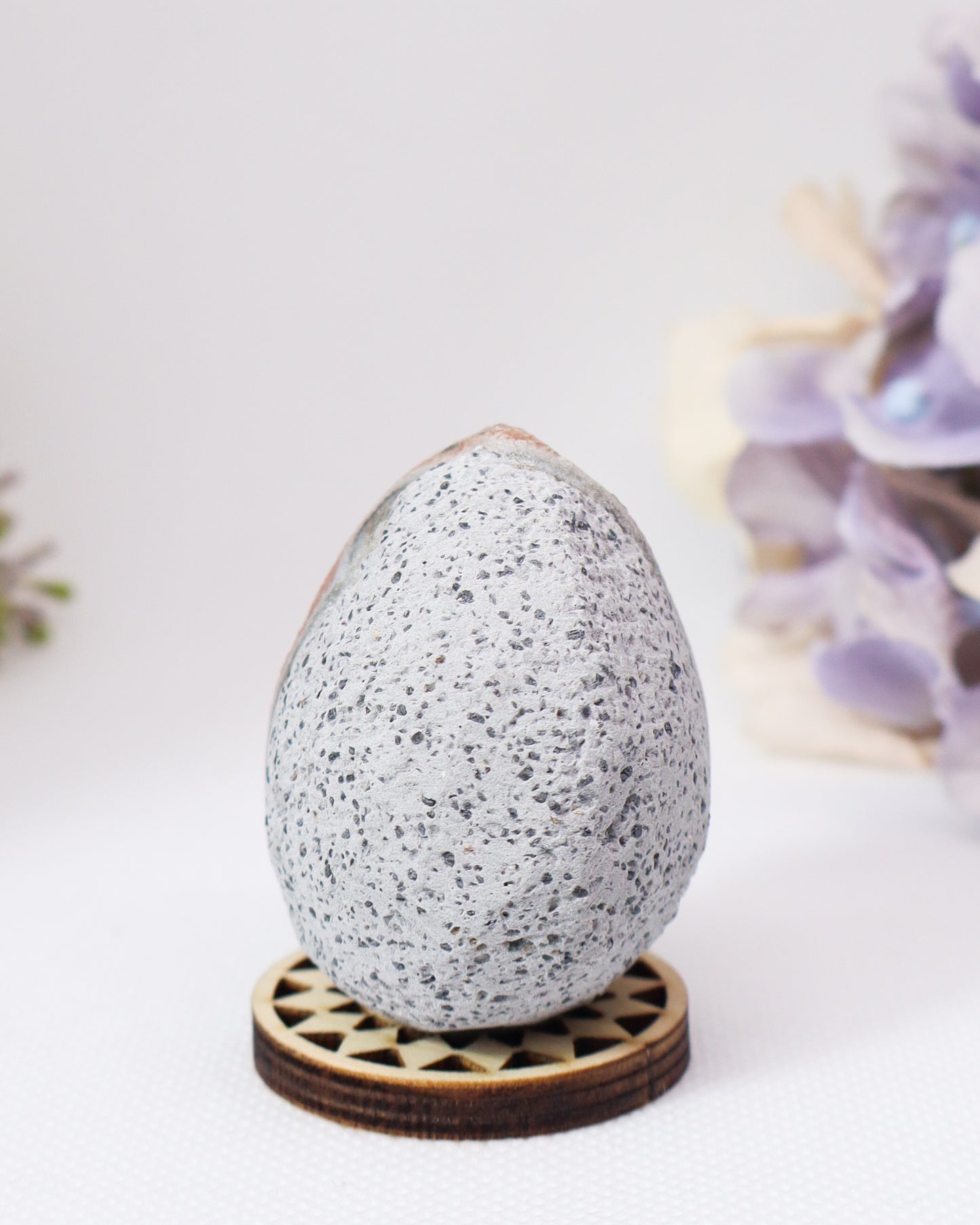 Amethyst Sugar Druzy Egg #3