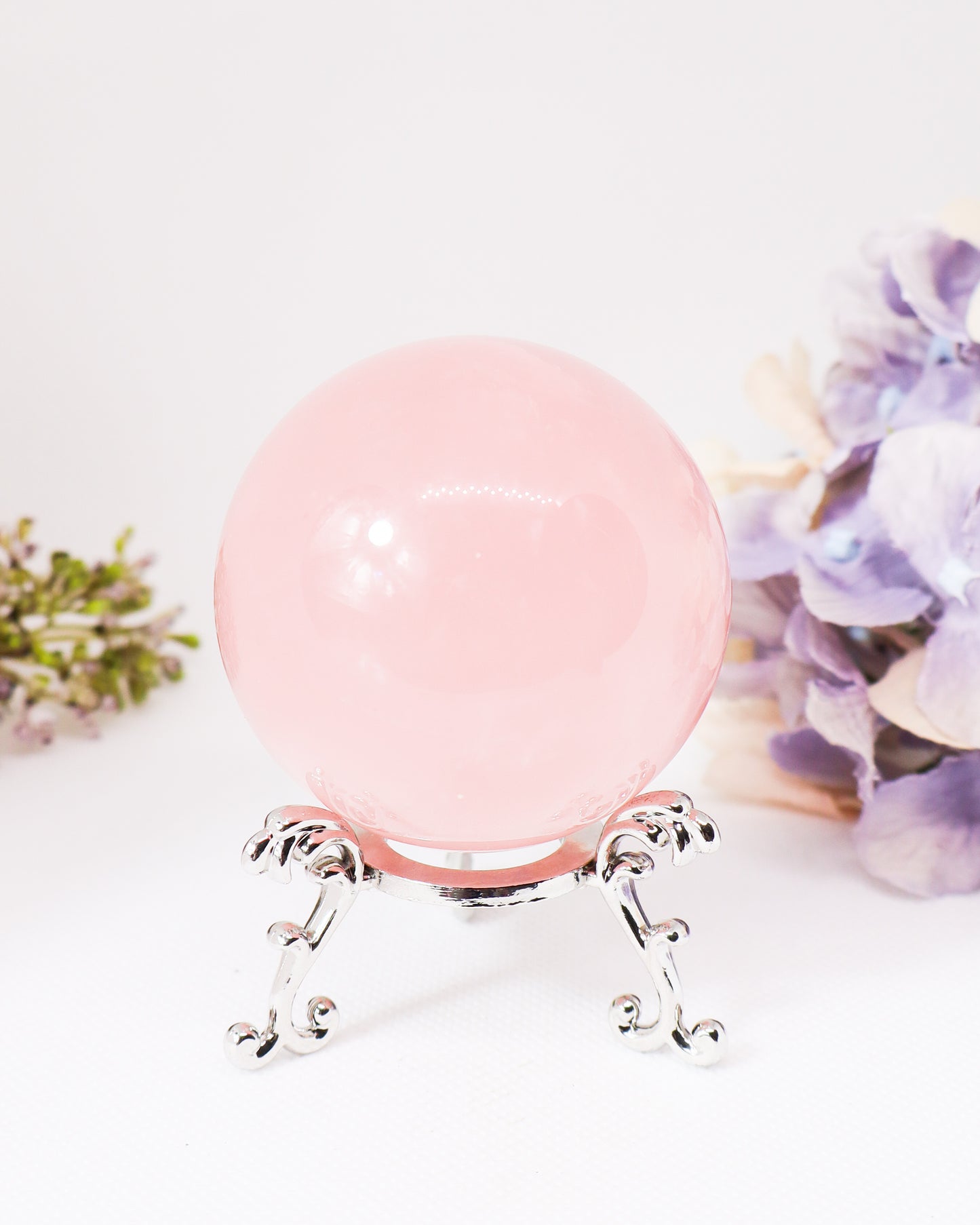 Rose Quartz Sphere #4