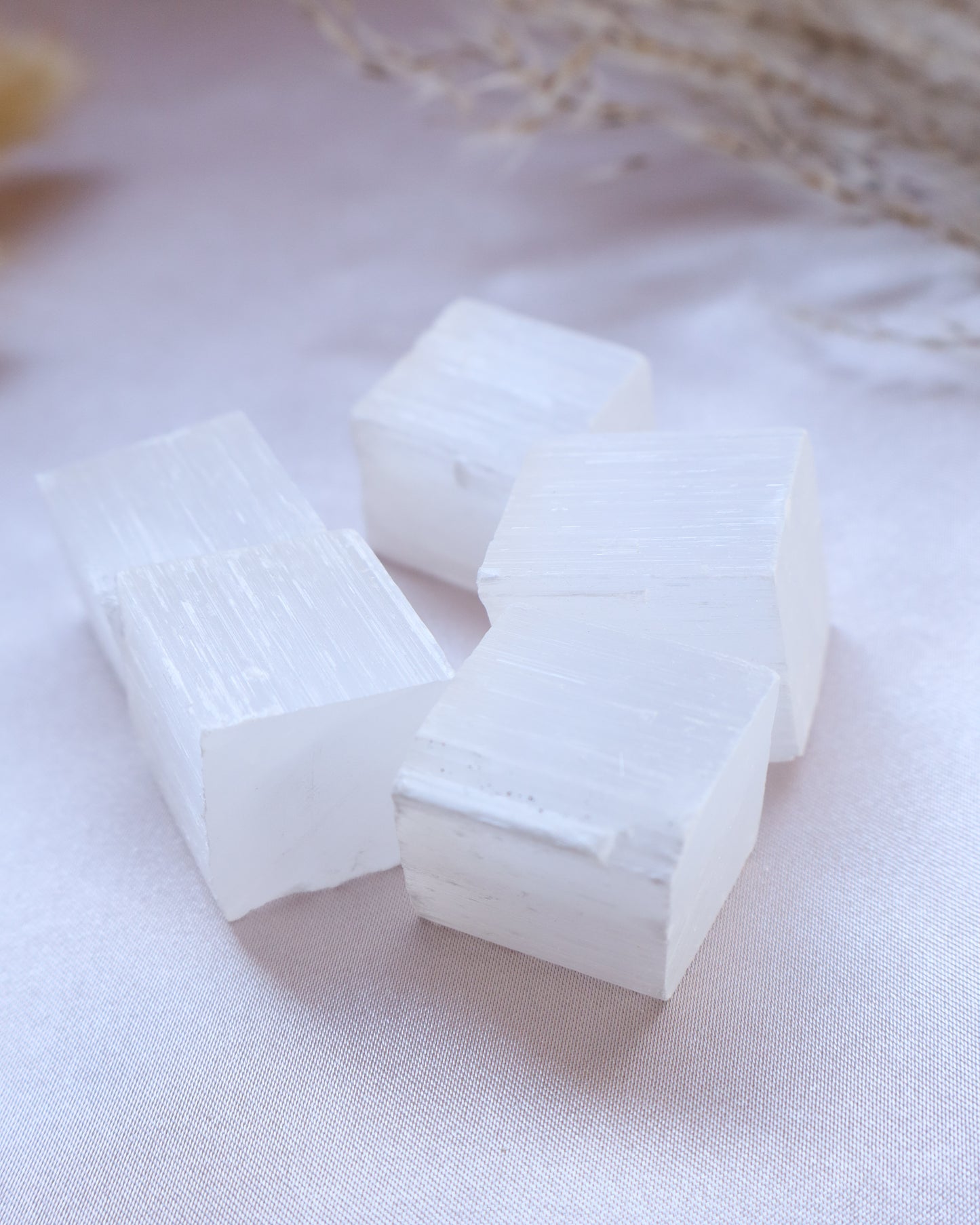 Raw Selenite Cubes