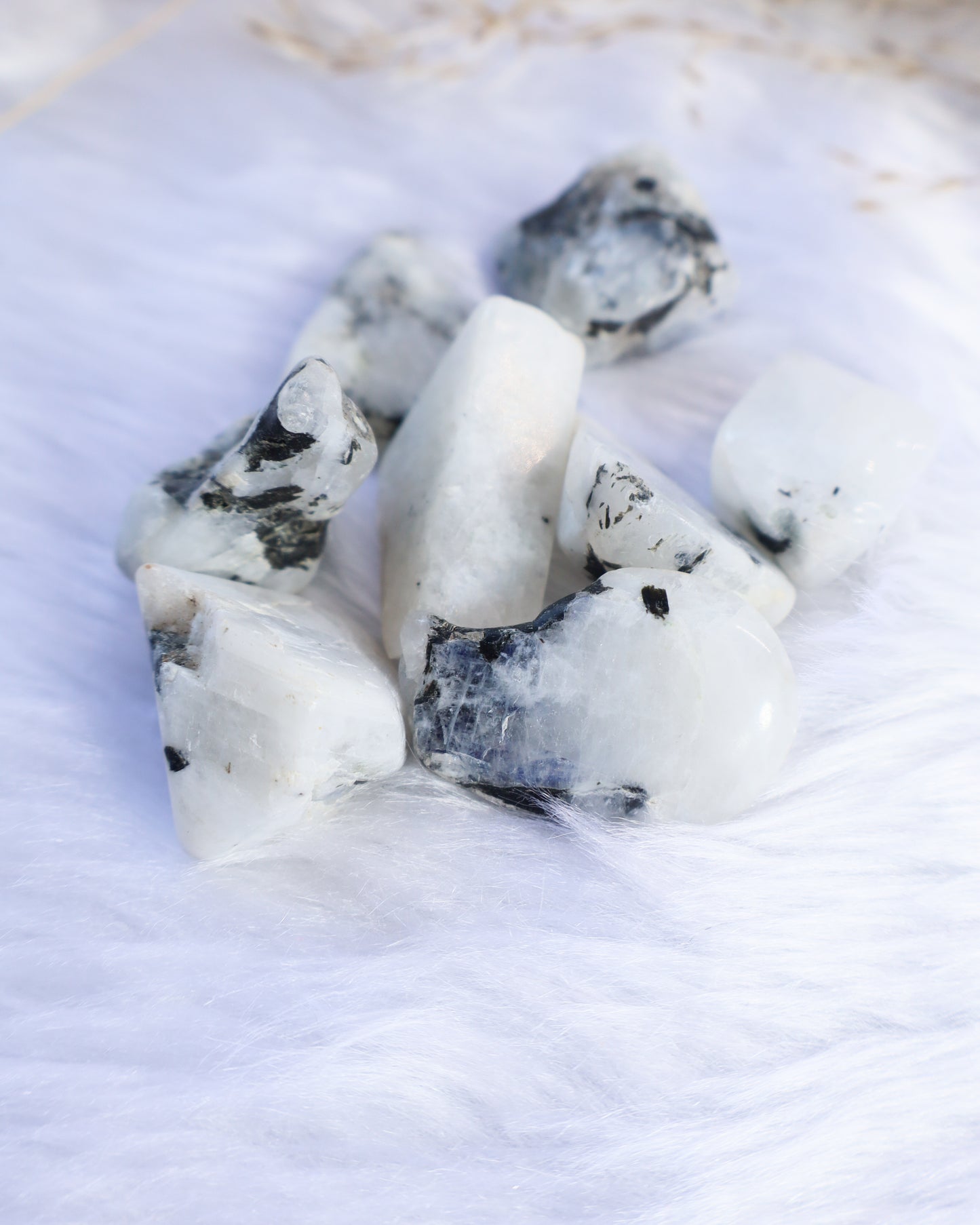 Raw Rainbow Moonstone- Small