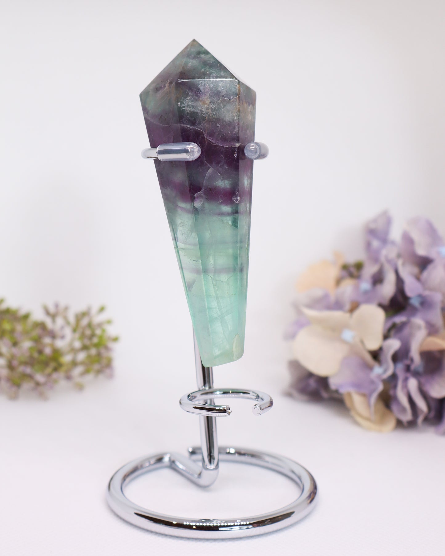 Fluorite Wand on Stand #5