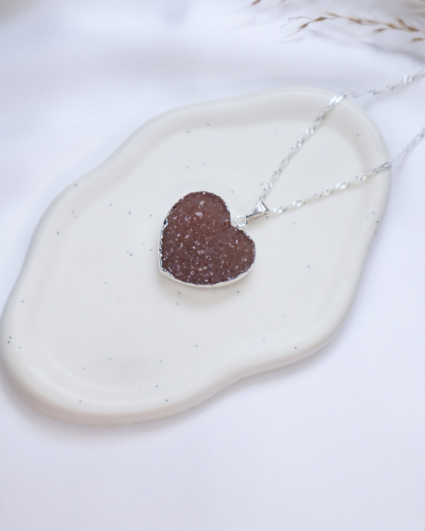Amethyst Heart Necklace #6