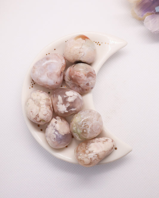 Flower Agate Tumbles