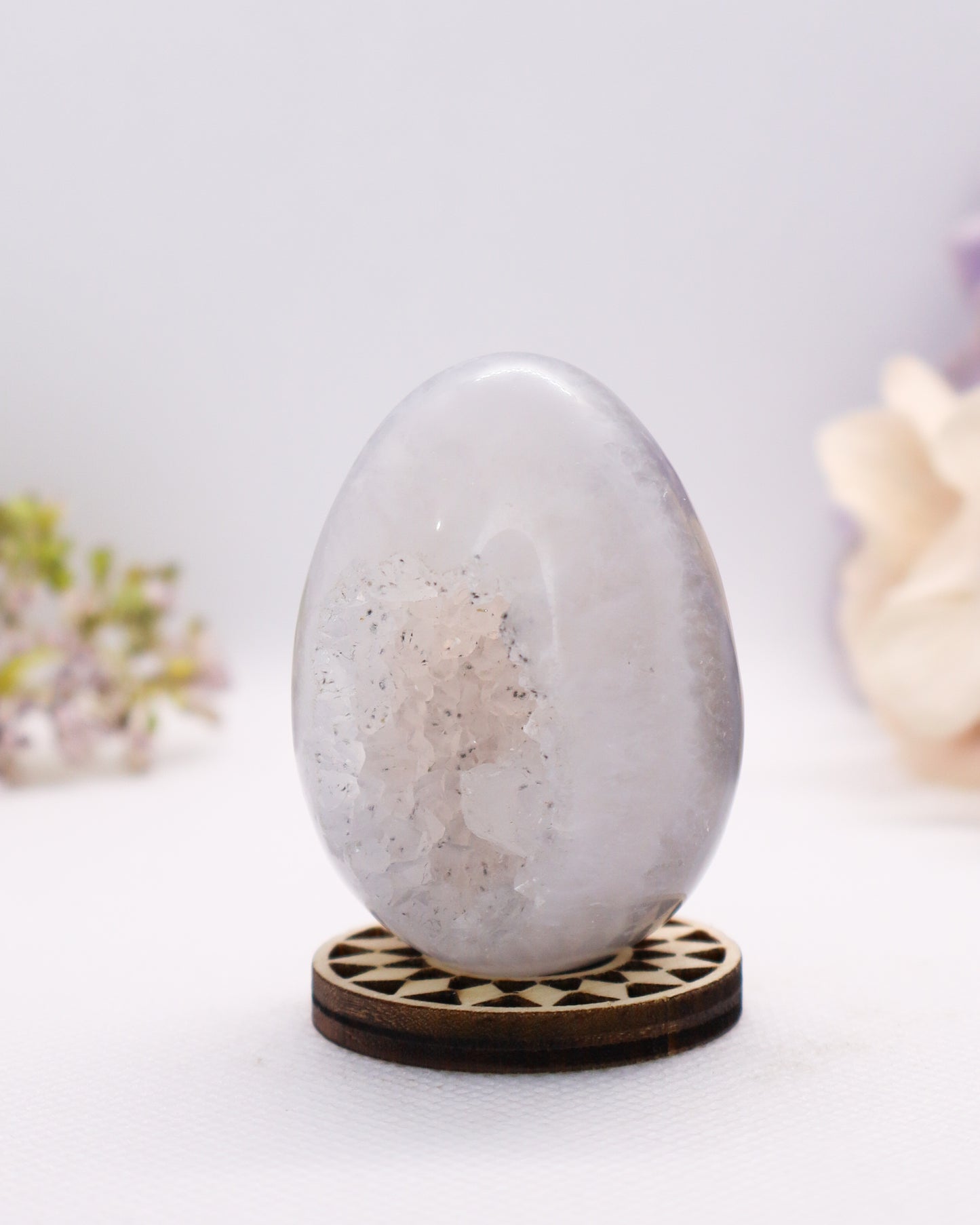 Druzy Agate Egg #6