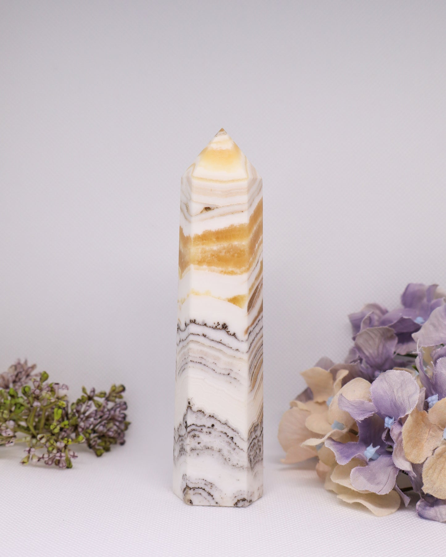 Dendritic Calcite Tower #7 - Tip Broken