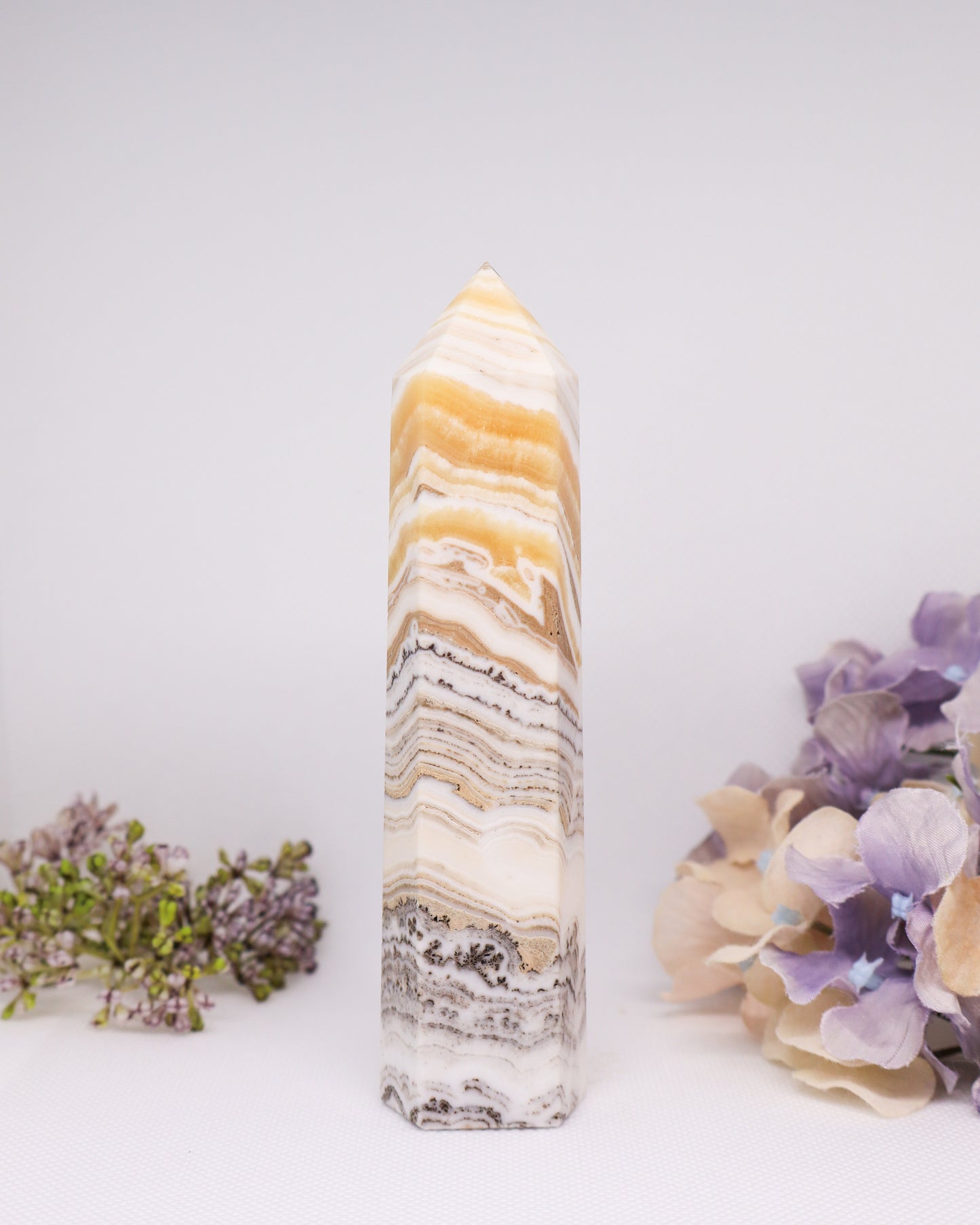 Dendritic Calcite Tower #7 - Tip Broken