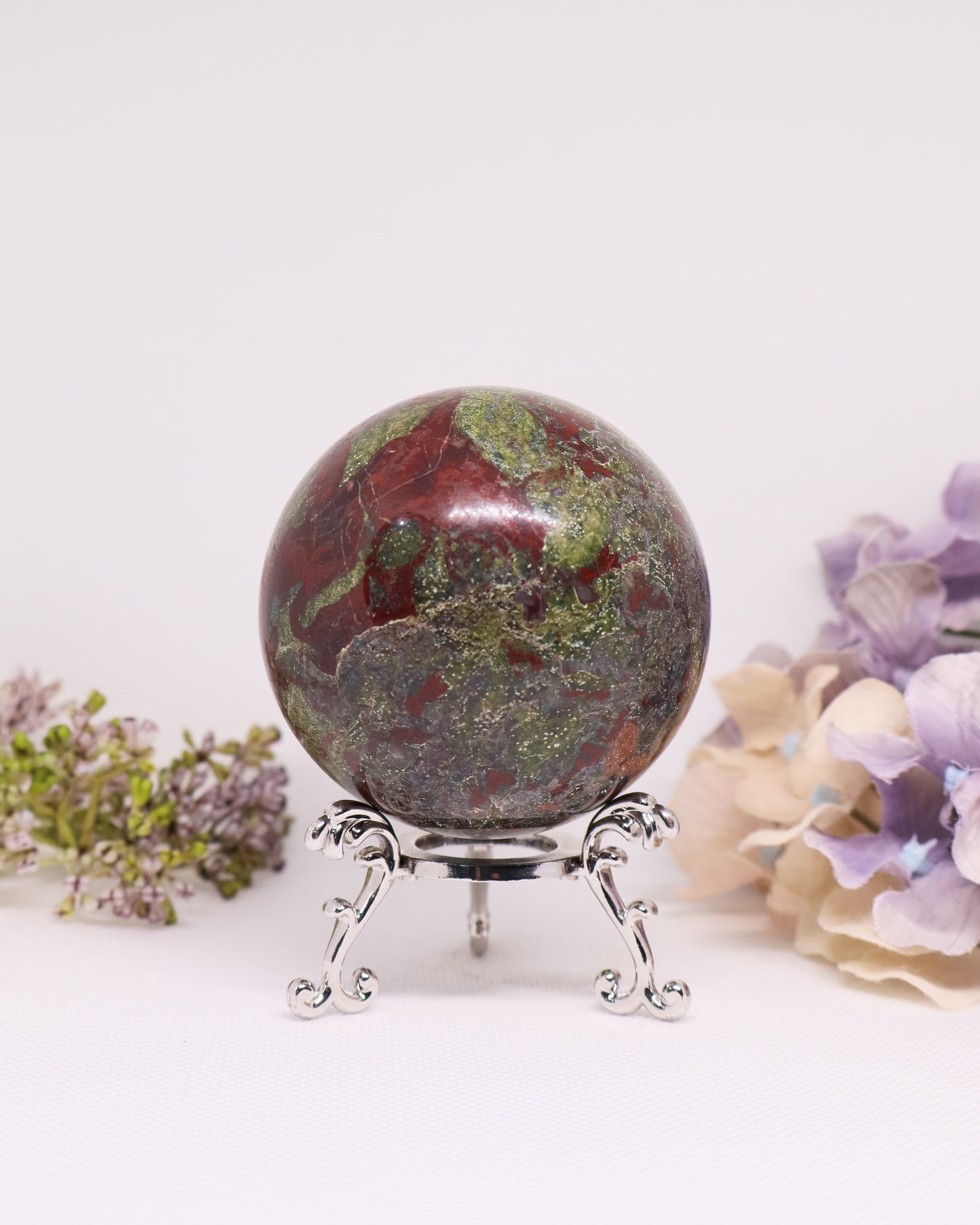 Dragon Blood Jasper Sphere #1