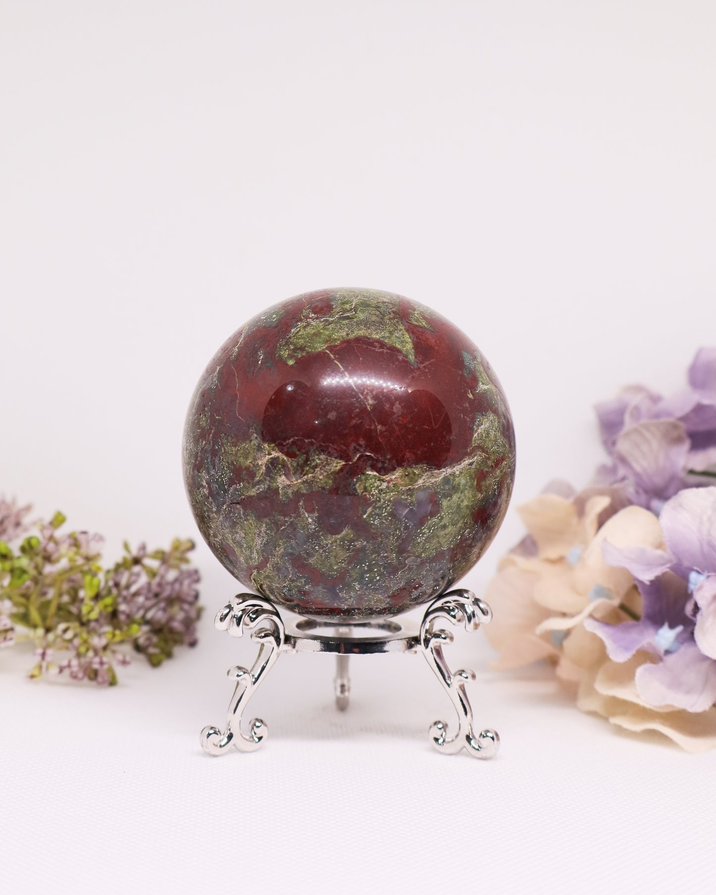 Dragon Blood Jasper Sphere #1