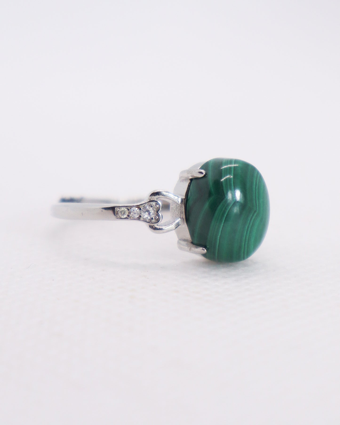 Malachite Oval Ring