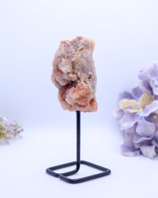Pink Amethyst Geode on Stand #14