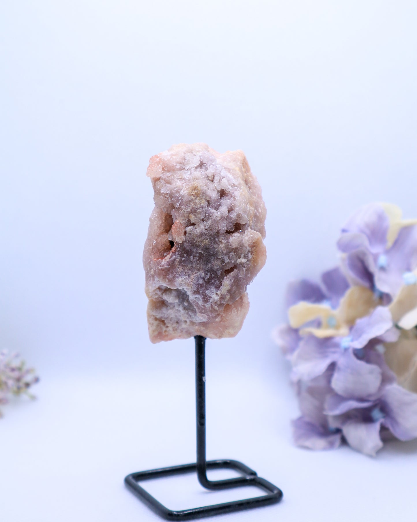 Pink Amethyst Geode on Stand #14