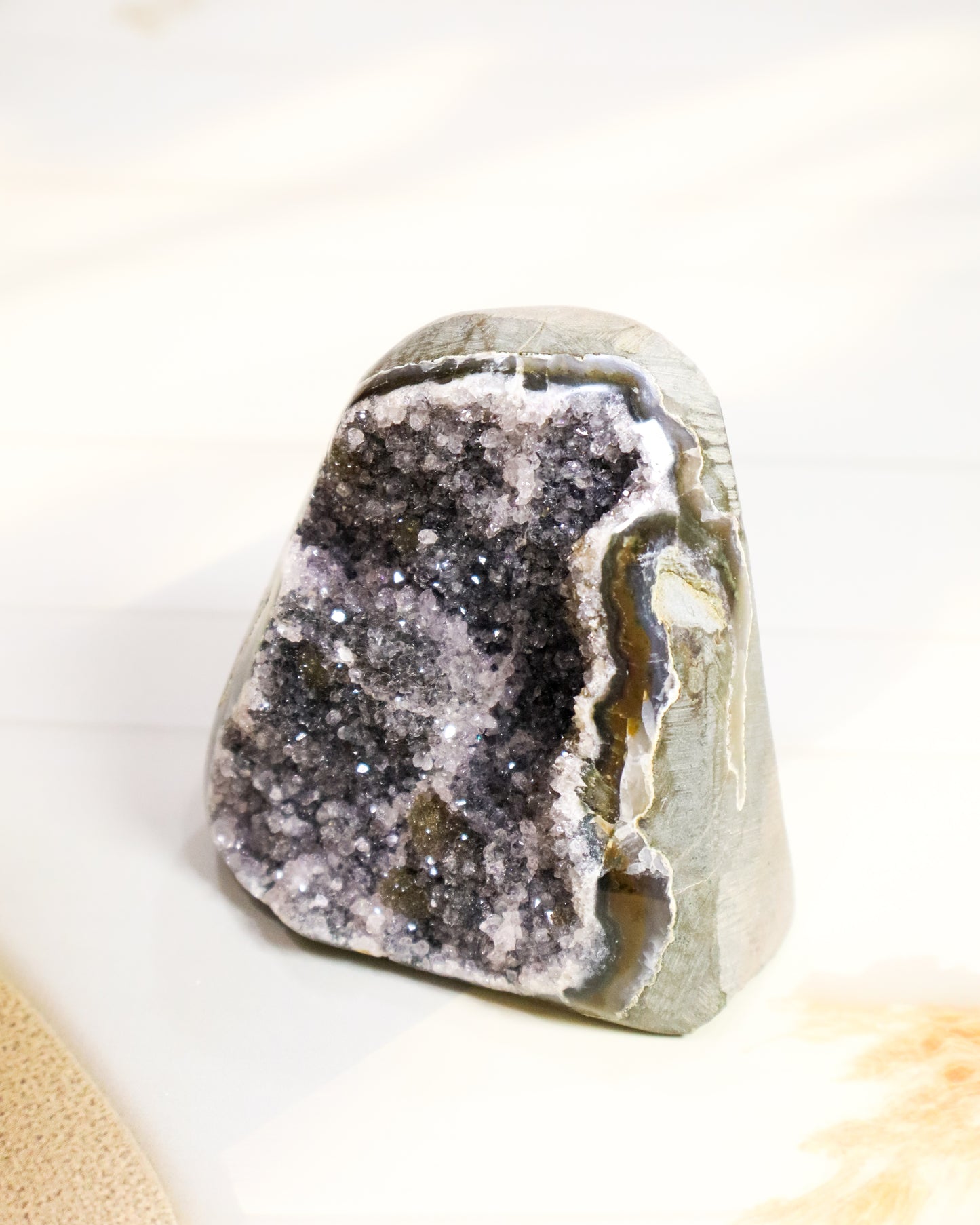 Amethyst Cut Base #38 - 413 gm