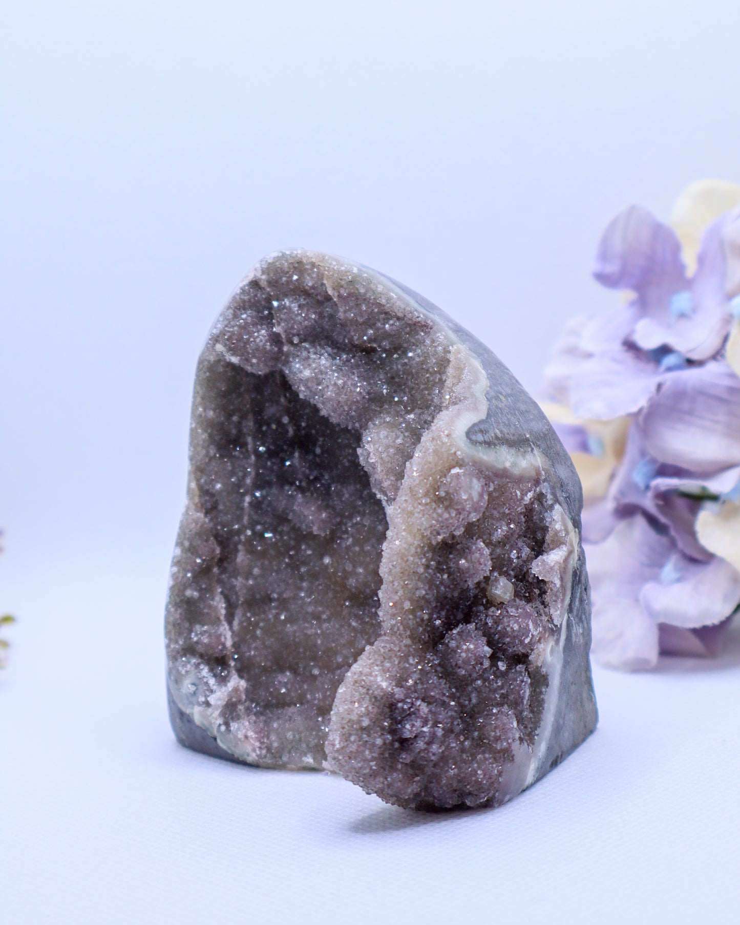 Rainbow Amethyst Cut Base #23 -333 gm