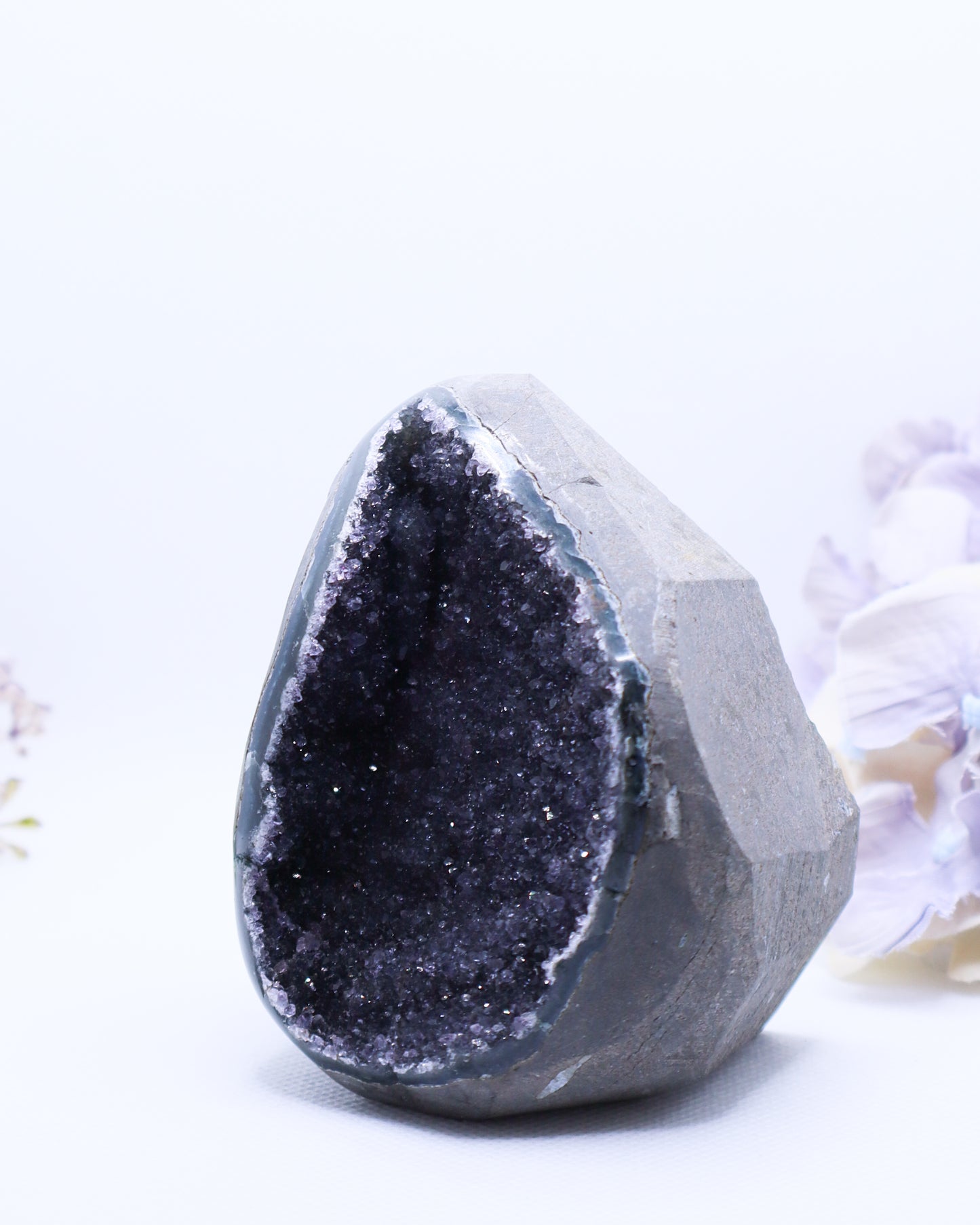 Black Amethyst Cut Base #30-392 gm