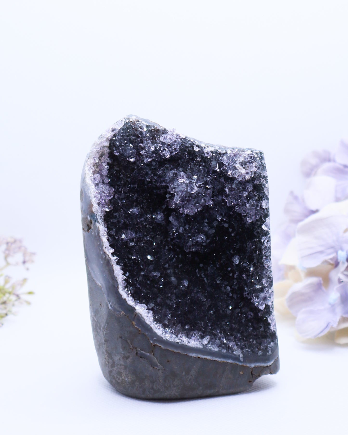 Black Amethyst Cut Base #28-440 gm