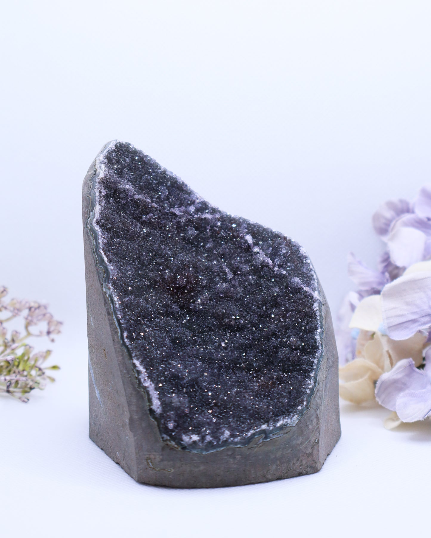 Black Amethyst Cut Base #33-725 gm