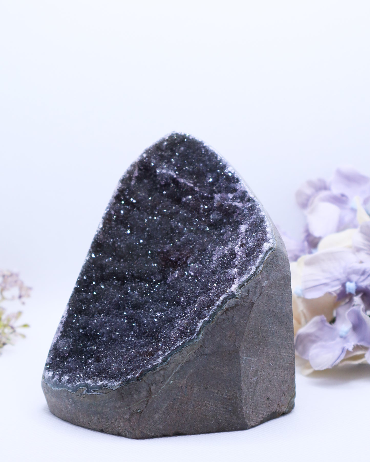 Black Amethyst Cut Base #33-725 gm