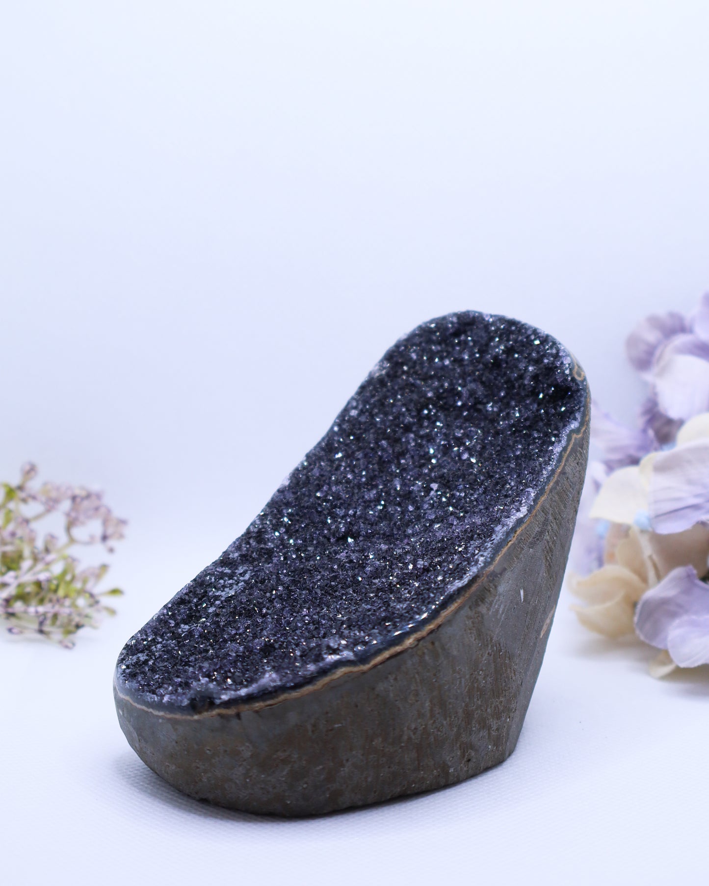 Black Amethyst Cut Base #32-482 gm
