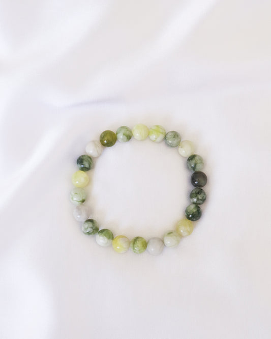 New Jade Beaded Bracelet