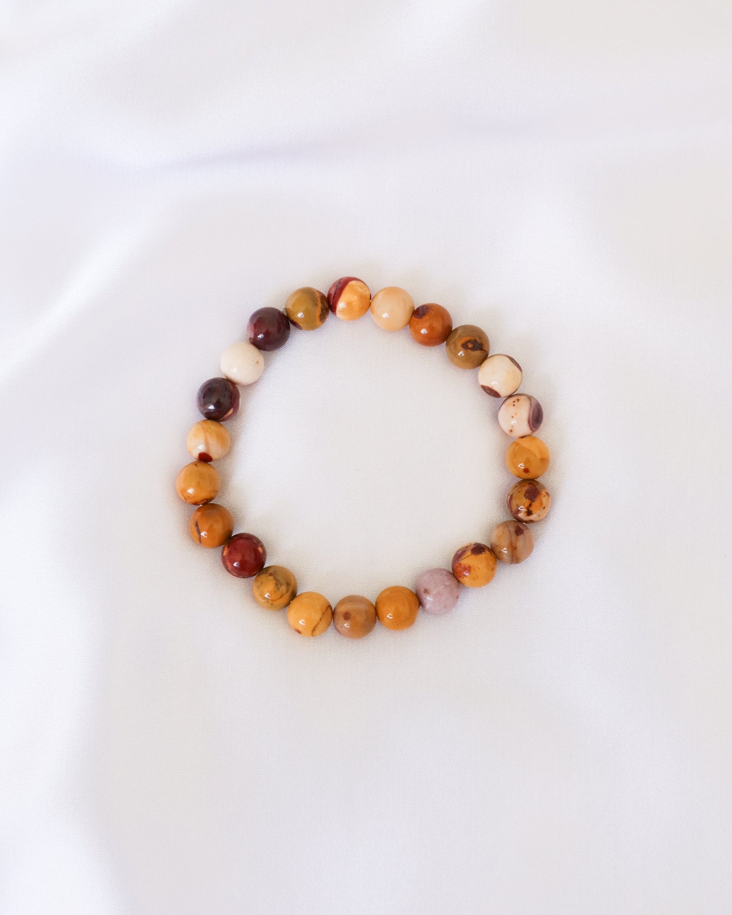Mookaite Beaded Bracelet