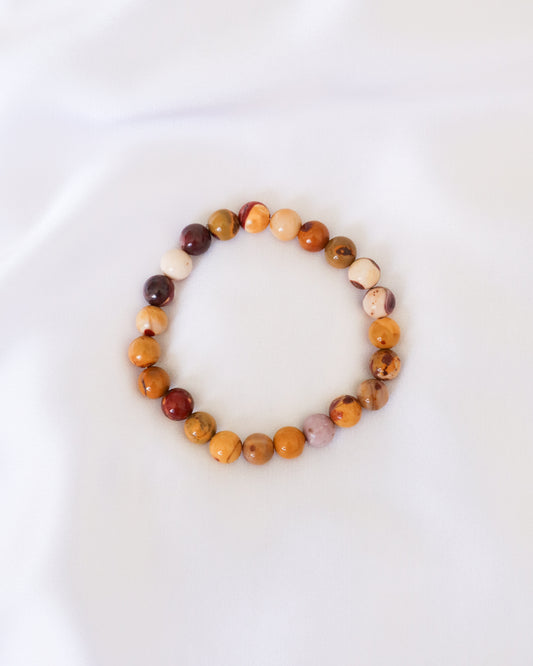 Mookaite Beaded Bracelet
