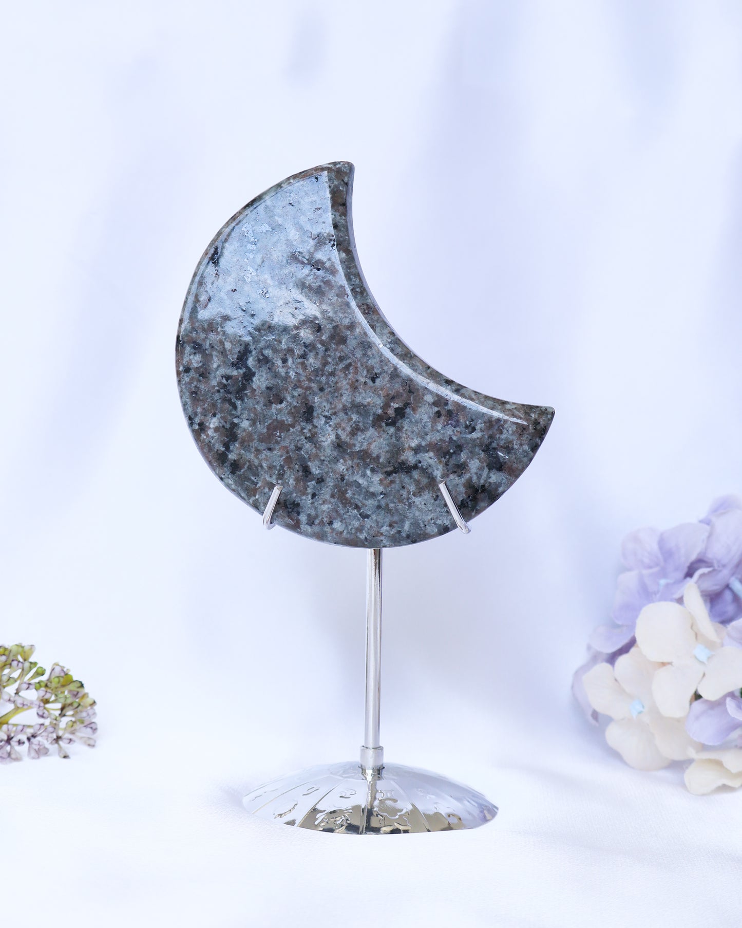 Yooperlite Moon on Stand - UV Reactive
