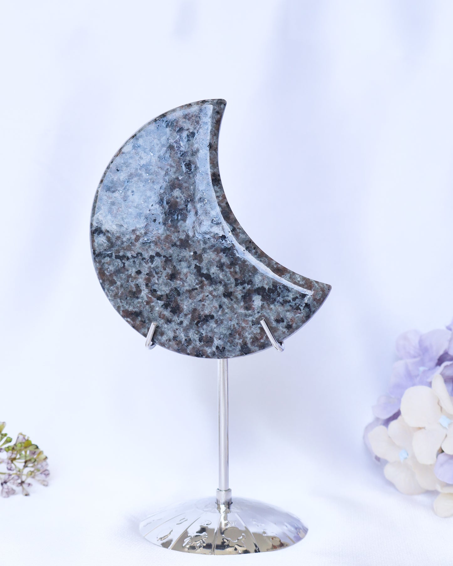 Yooperlite Moon on Stand - UV Reactive