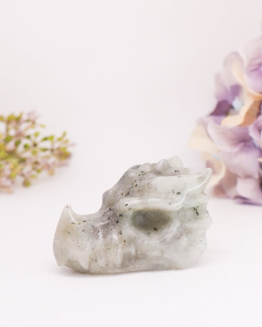 Labradorite Dragon Head