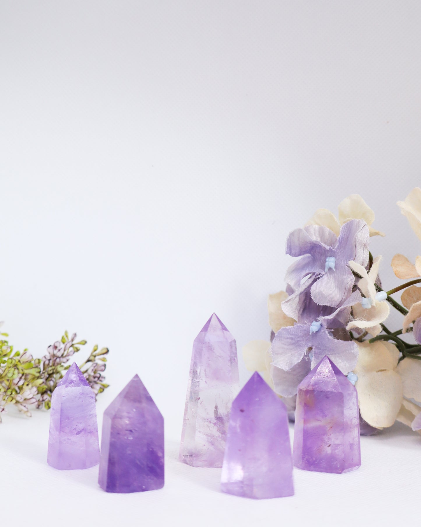Ametrine Points ( Amethyst + Citrine)