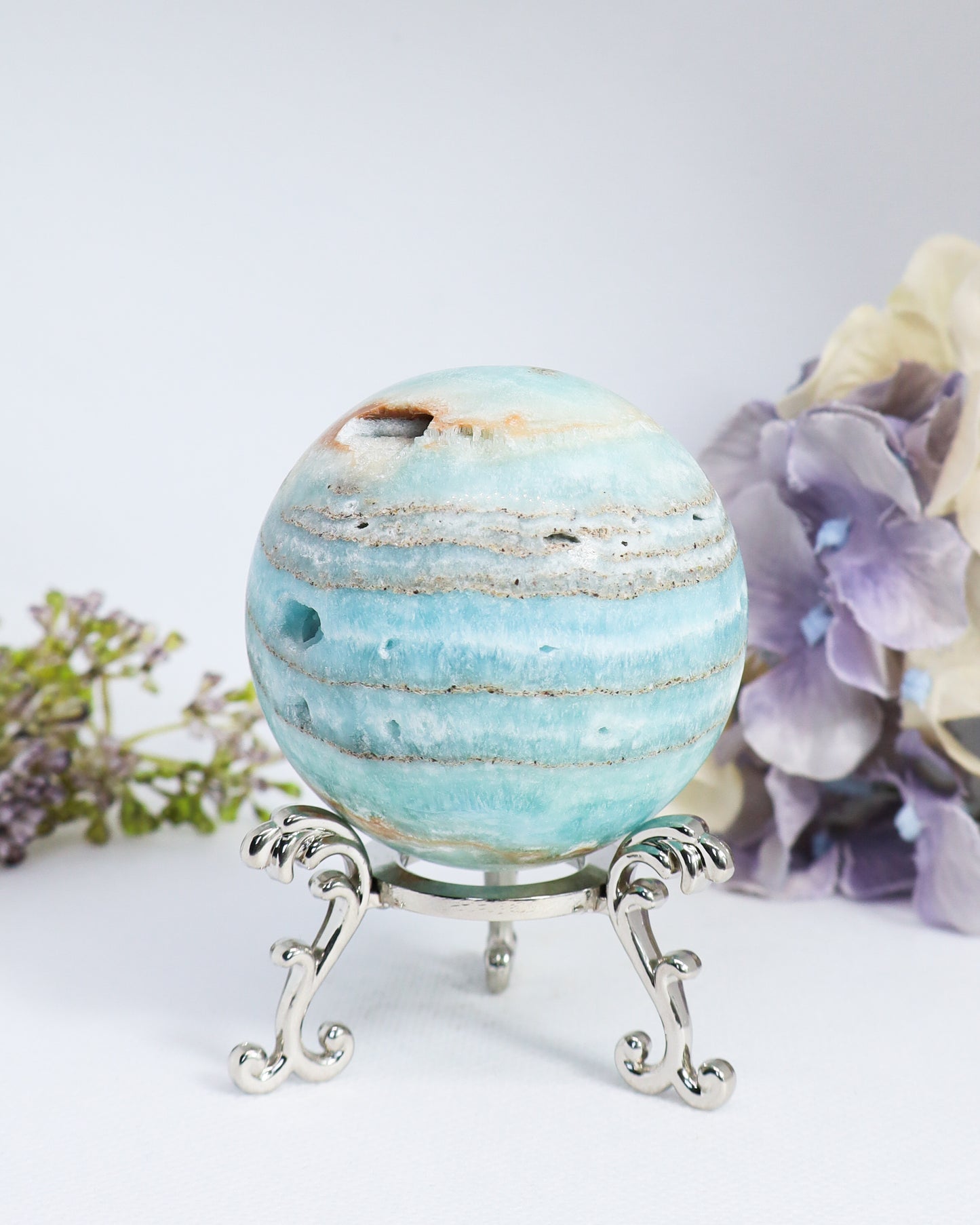 Hemimorphite Sphere #4