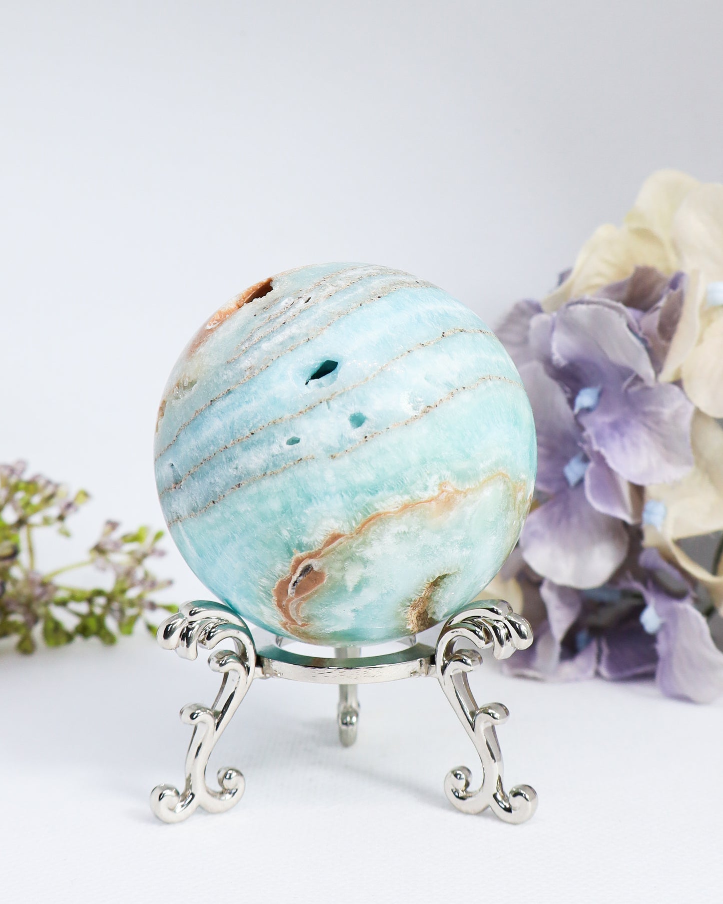 Hemimorphite Sphere #4