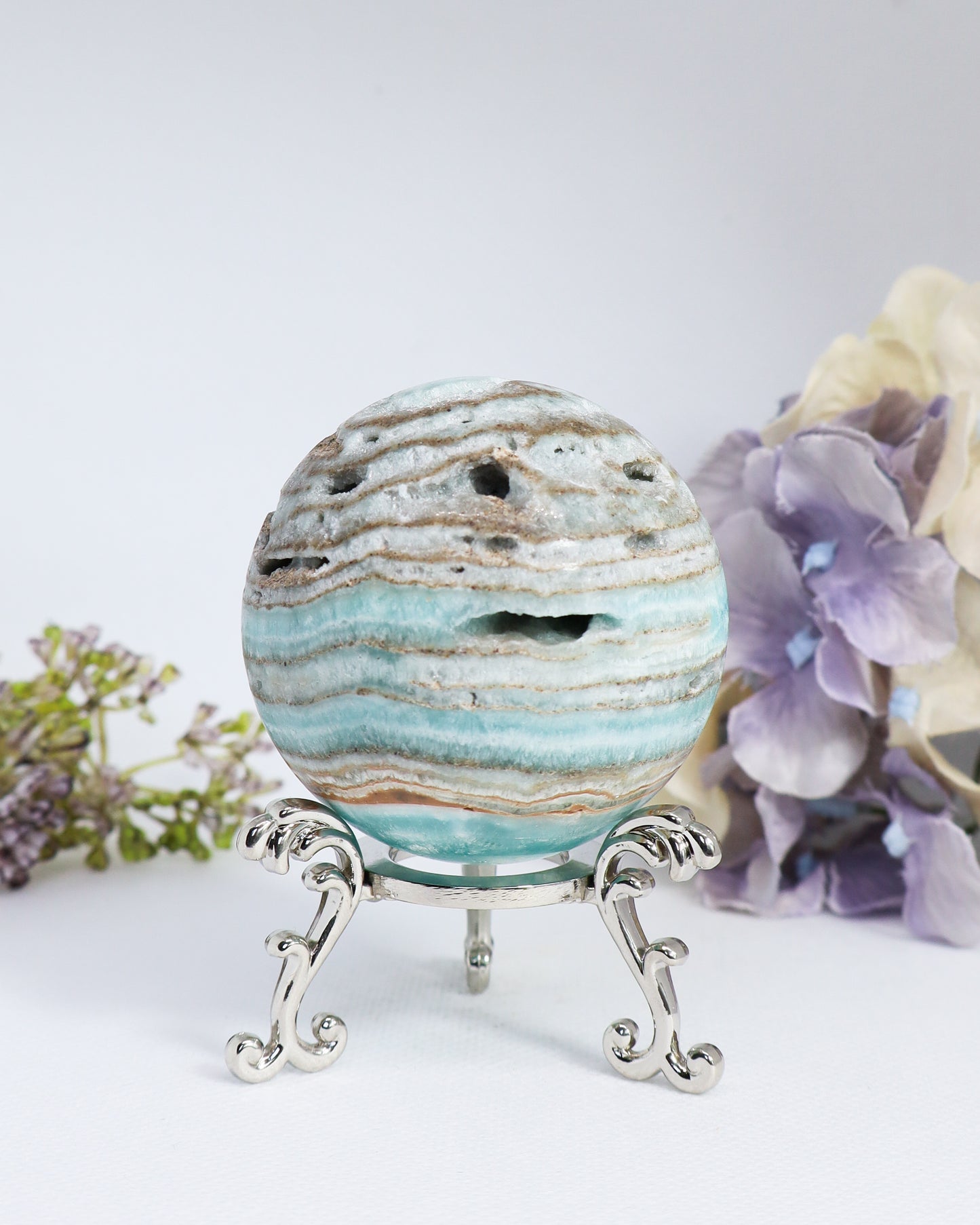 Hemimorphite Sphere #3