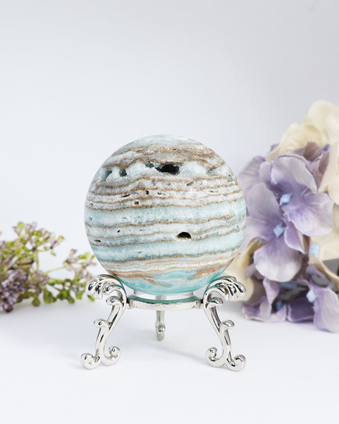 Hemimorphite Sphere #3